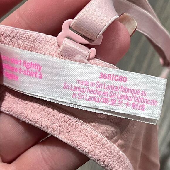 Pink by Victoria's Secret Bra Underwire Light Pink 36B - Picture 5 of 5